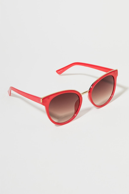 Joy Red Cat Eye Sunglasses
