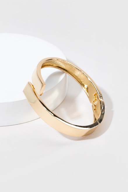 Fiona Thick Overlap Cuff Bracelet