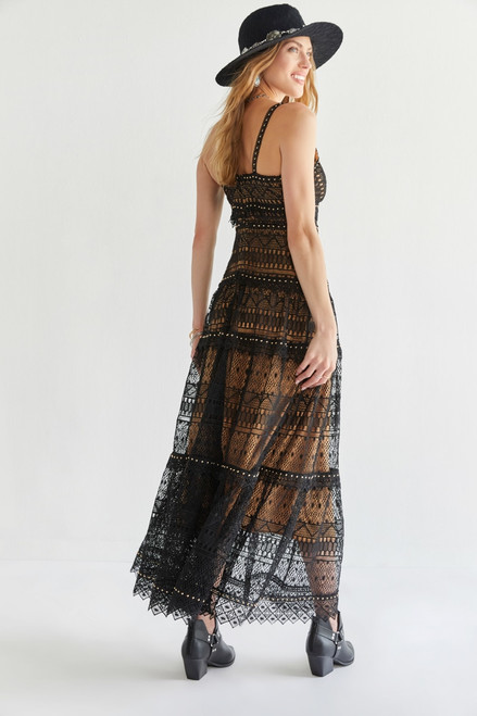 Yara Crochet Maxi Dress