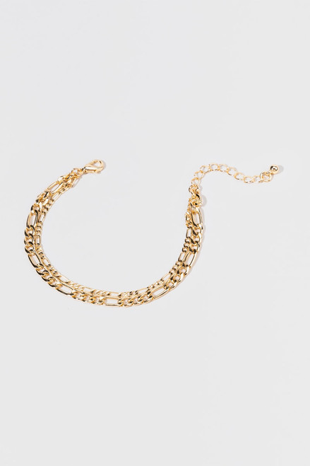 Hayley Gold Chain Bracelet