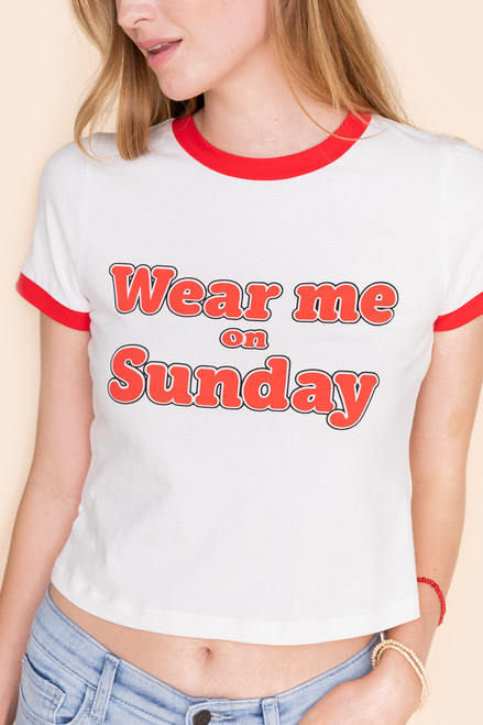 Wear Me on Sunday Tee
