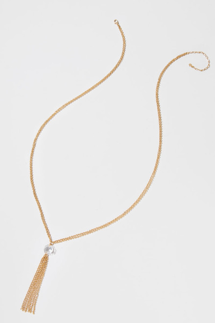 Elizabeth Gold Chain Pendant Necklace