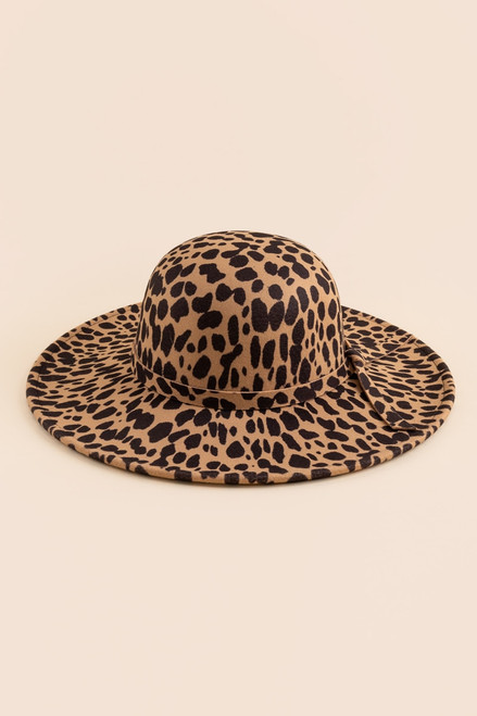 Rosslynn Leopard Dot Floppy Hat