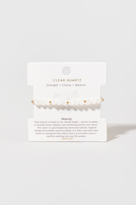 Richelle Clear Quartz Bracelet