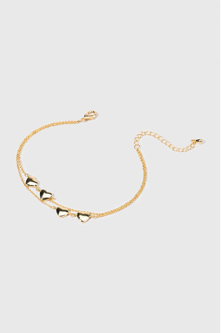 Tammara Gold Heart Bracelet