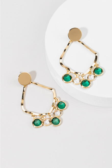 Kennedy Bevel Charm Dangle Earrings