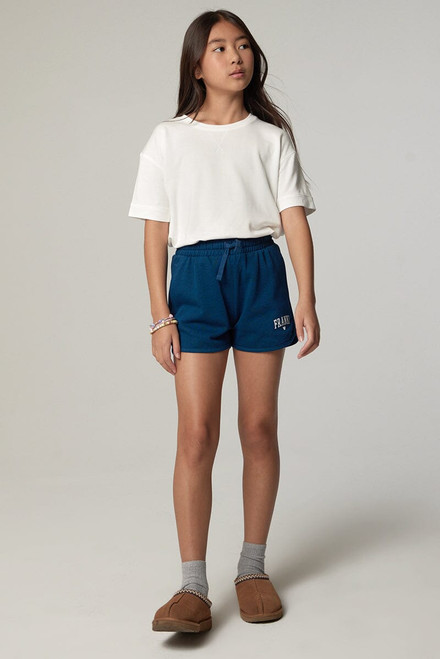 Hello Franki Logo French Terry Short for girls