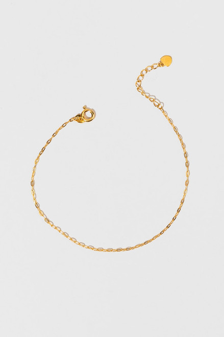 Gabbi 14K Gold Dipped Paperclip Chain Bracelet