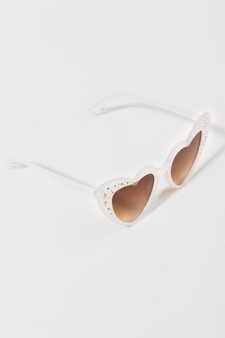 Alexandra Asymmetrical Heart Sunglasses