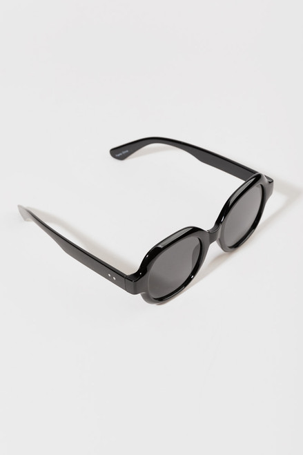 Audrey Round Chunky Sunglasses