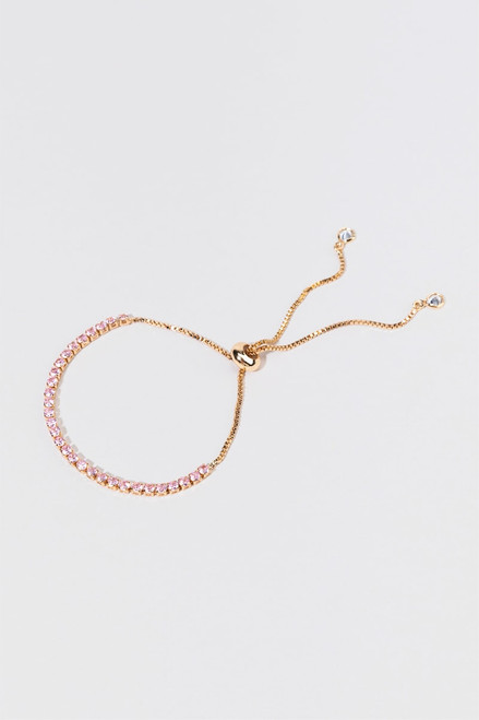 Avianna Pink Cupchain Pull Tie Bracelet