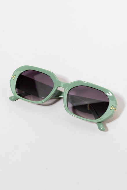 Beatrice Retro Rectangular Sunglasses