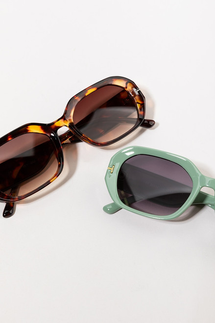 Beatrice Retro Rectangular Sunglasses