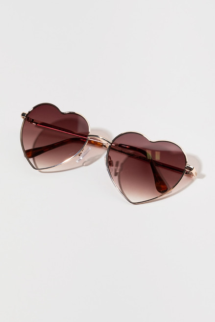 Jane Slim Heart Sunglasses
