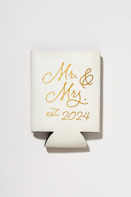 Mr. & Mrs. 2024 Drink Sleeve Bottle Cover