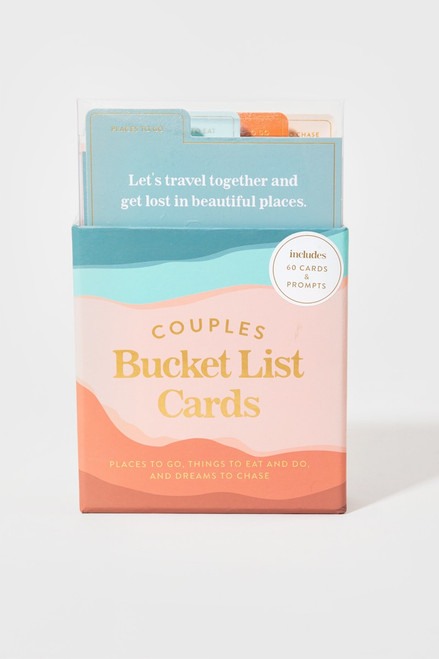 Eccolo Couples Bucket List Cards