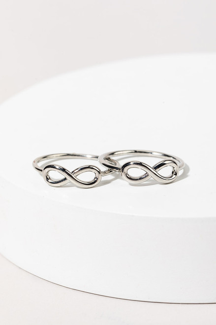 Crissie Infinity Friendship Ring Set