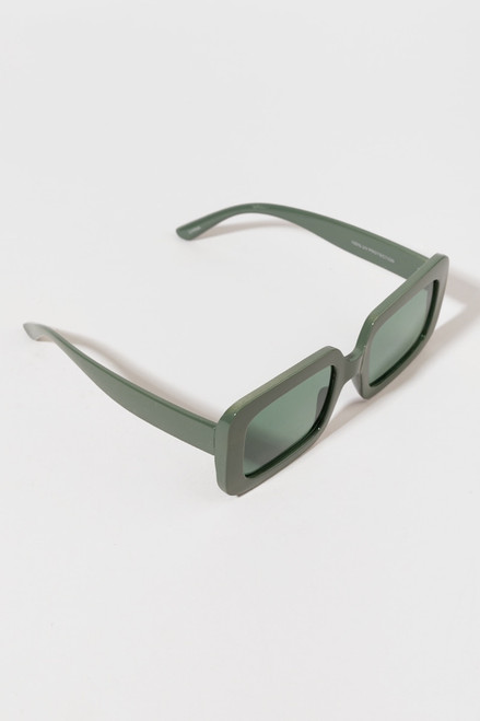 Shanna Thick Square Frame Sunglasses