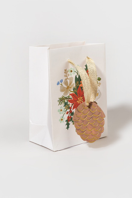 Rifle Paper Co. Poinsettia Gift Bag