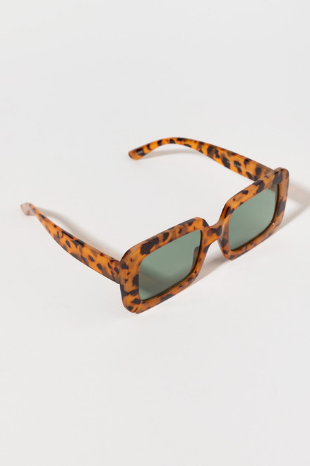 Myrah Thick Square Frame Sunglasses