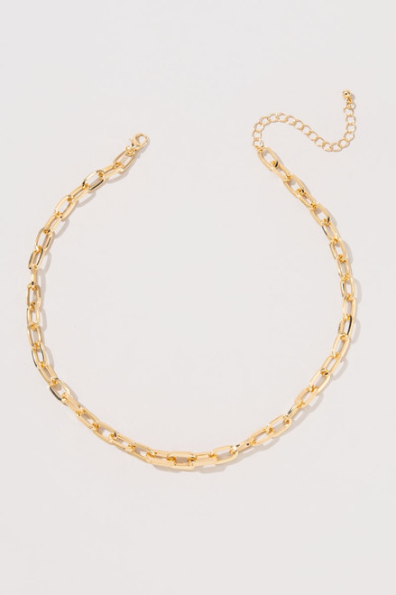 Cora Basic Chunky Paperclip Chain Necklace