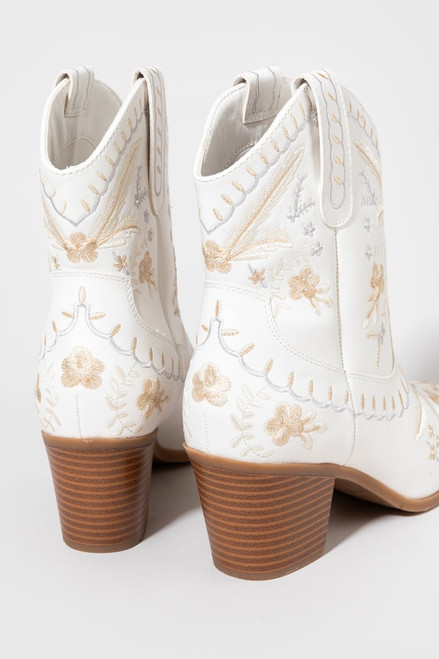 MIA Kira Floral Embroidered Western Boots