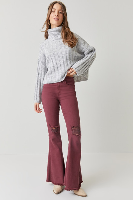 Mila Turtleneck Pullover Sweater