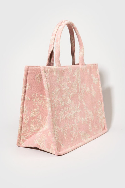 Addie Floral Canvas Large Tote Bag