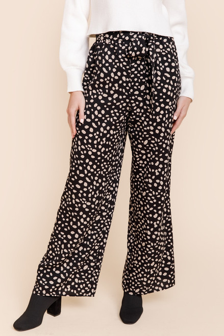 Jocelyn Tie Front Palazzo Pants