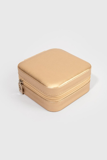 Ellis Travel Jewelry Box in Gold