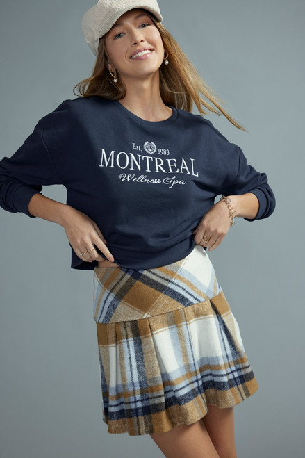 Montreal Cropped Sweatshirt