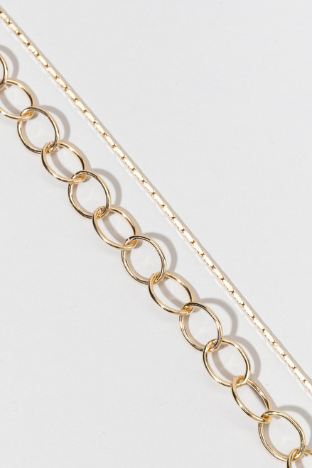 Susanne Chunky Link Chain Layered Necklace