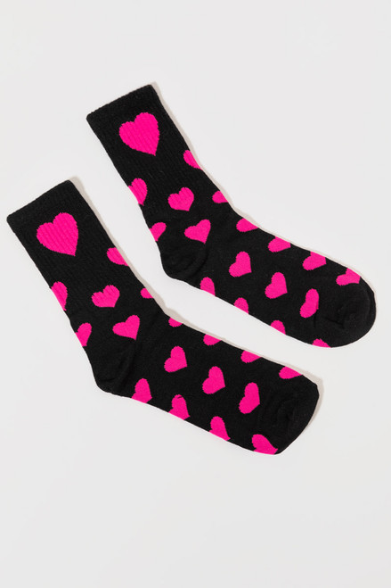 Anna All Hearts Crew Socks
