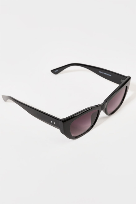 Jude Narrow Angular Cat Eye Sunglasses