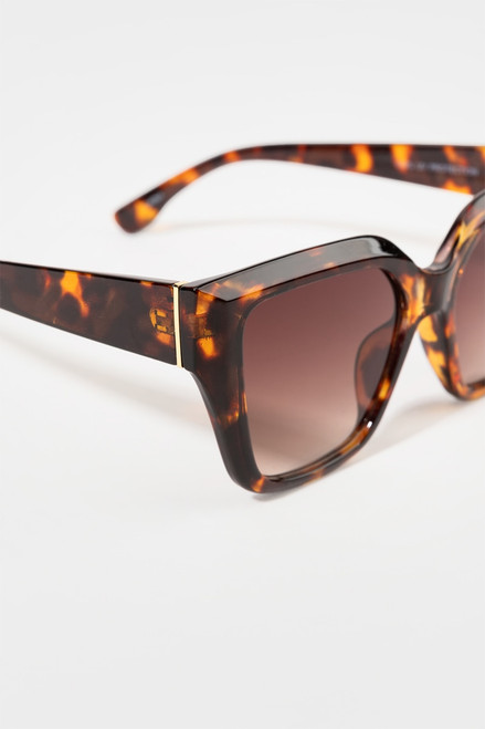 Roxanne Angular Tortoise Sunglasses