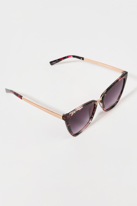 Kathryn Pink and Gold Cat Eye Sunglasses