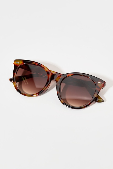 Susan Round Tortoise Sunglasses