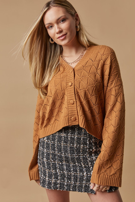 Marissa Soft Pointelle Cardigan