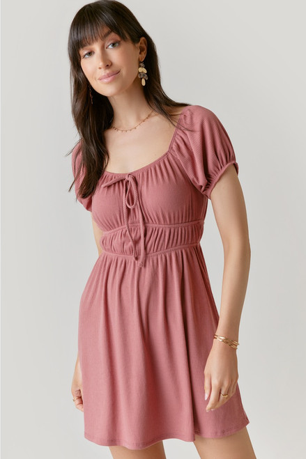 Melanie Short Sleeve Mini Dress