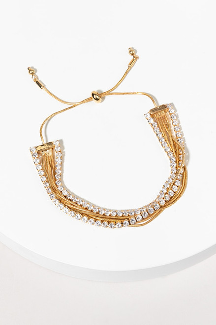 Aneira Snake Chain Cupchain Pull Tie Bracelet