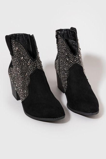 Sugar Comet Jeweled Western Boots