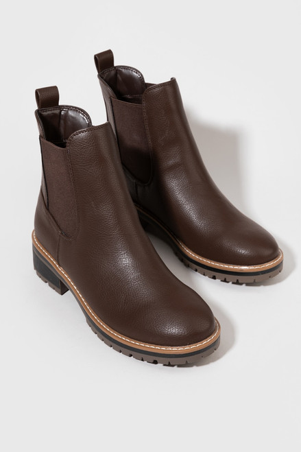 Khai Chelsea Lug Boots