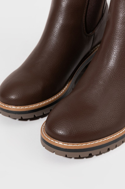 Khai Chelsea Lug Boots