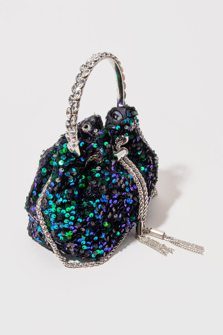 Eleanor Sequin Bucket Bag