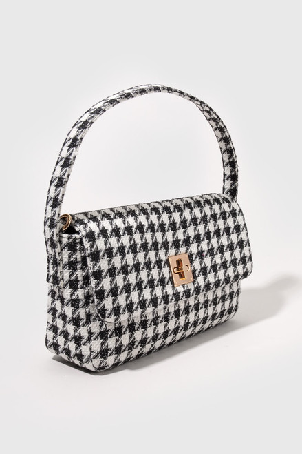 Charlotte Houndstooth Bag