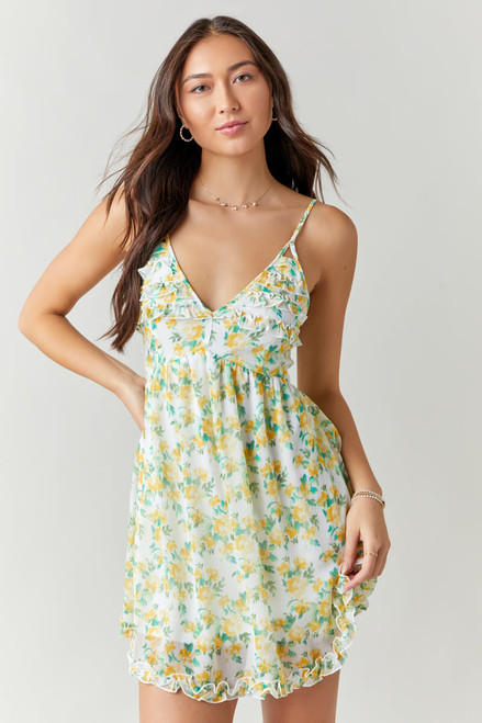 Avery Floral Mini Dress