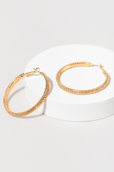 Ria Cupchain Hoop Earrings