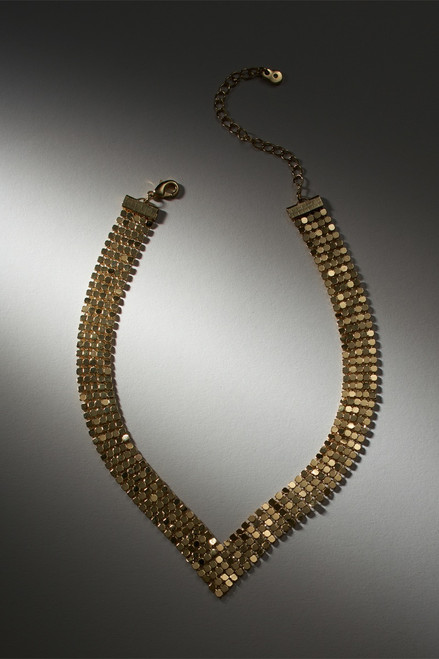 Luxe Chainmail V Shaped Necklace