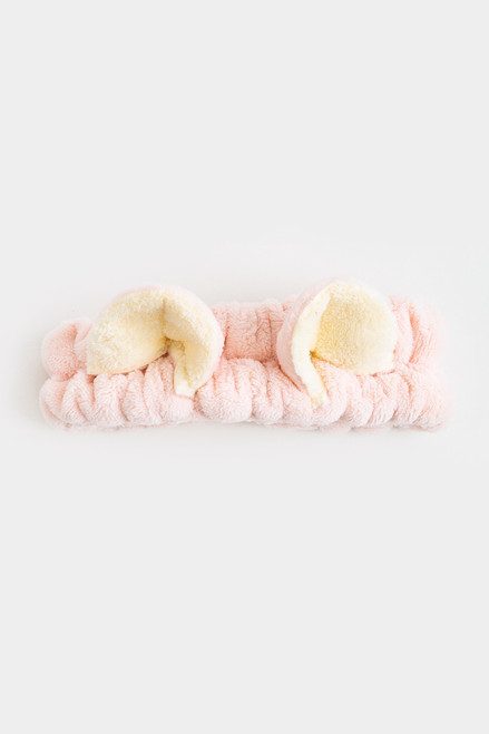 Ruched Cat Ear Spa Headband