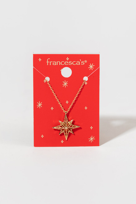 Belle Christmas Star Pendant Necklace